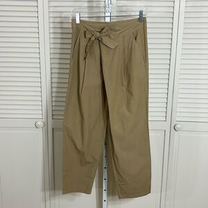 Transit Par Such Pleated Side Tie Cropped Pants Size 6